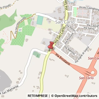 Mappa Via San Carlo,  840, 47023 Cesena, Forlì-Cesena (Emilia Romagna)