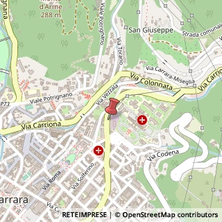 Mappa Via del Cavatore, 29B, 54033 Carrara, Massa-Carrara (Toscana)