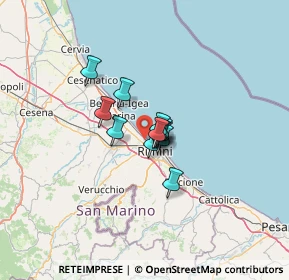 Mappa Via Sacramora, 47900 Rimini RN, Italia (6.72333)