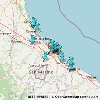 Mappa Via Sacramora, 47900 Rimini RN, Italia (9.24706)