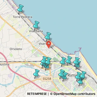 Mappa Via Sacramora, 47900 Rimini RN, Italia (2.72118)