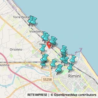 Mappa Via Sacramora, 47900 Rimini RN, Italia (1.707)