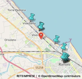 Mappa Via Sacramora, 47900 Rimini RN, Italia (2.33462)