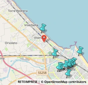 Mappa Via Sacramora, 47900 Rimini RN, Italia (2.90545)