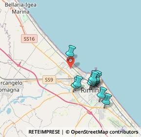 Mappa Via Sacramora, 47900 Rimini RN, Italia (3.33818)