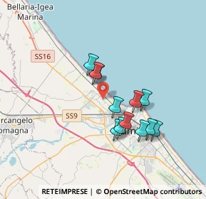 Mappa Via Sacramora, 47900 Rimini RN, Italia (2.98417)