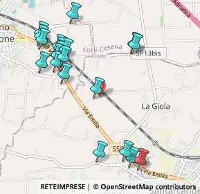 Mappa Via Colombarone, 47822 Santarcangelo di Romagna RN, Italia (1.2005)