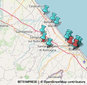 Mappa Via Colombarone, 47822 Santarcangelo di Romagna RN, Italia (8.534)