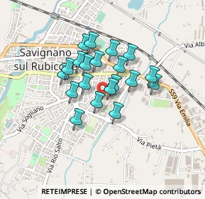 Mappa Via Trebbi, 47039 Savignano Sul Rubicone FC, Italia (0.319)