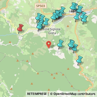 Mappa Via Sigliola Ischia, 50033 Firenzuola FI, Italia (2.71923)