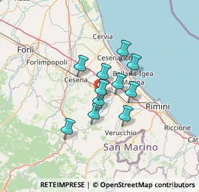 Mappa 47020 Longiano FC, Italia (8.95091)