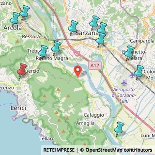 Mappa Via Ameglia, 19038 Sarzana SP, Italia (3.04667)