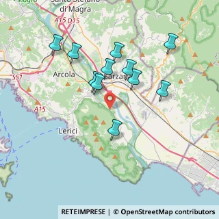 Mappa Via Ameglia, 19038 Sarzana SP, Italia (3.49091)
