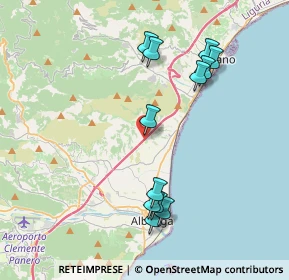 Mappa Autostrada dei Fiori Km 77 + 478, 17023 Ceriale SV, Italia (4.07417)