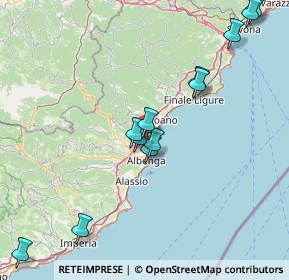 Mappa Autostrada dei Fiori Km 77 + 478, 17023 Ceriale SV, Italia (17.27333)