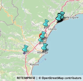 Mappa Autostrada dei Fiori Km 77 + 478, 17023 Ceriale SV, Italia (7.44471)
