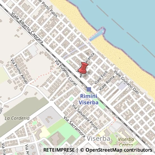 Mappa Viale Giuseppe Mazzini,  35, 47900 Rimini, Rimini (Emilia Romagna)