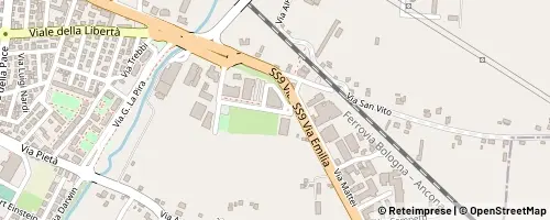 Mappa Savignano sul Rubicone