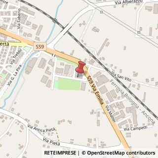 Mappa Via Aldo Palareti, 25, 47039 Savignano sul Rubicone, Forlì-Cesena (Emilia Romagna)