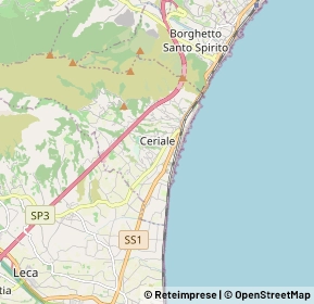 Mappa 17023 Ceriale SV, Italia (2.522)