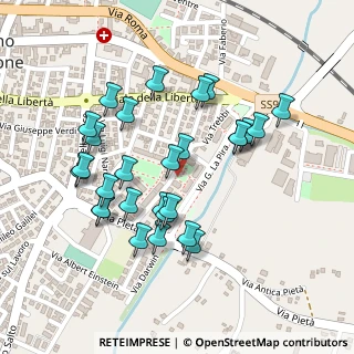 Mappa Piazza Don Lorenzo Milani, 47039 Savignano Sul Rubicone FC, Italia (0.22857)