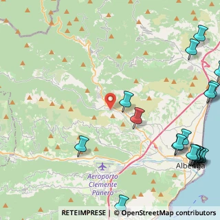 Mappa Via Principe Amedeo, 17035 Cisano sul Neva SV, Italia (7.03)