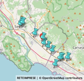 Mappa Via dei Laghi, 19033 Castelnuovo Magra SP, Italia (3.76917)