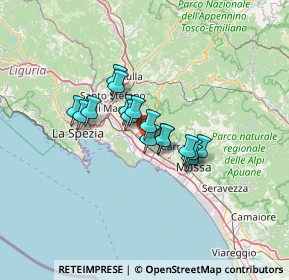 Mappa Via Canale, 19033 Castelnuovo Magra SP, Italia (8.77875)