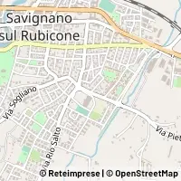 Kaart Savignano sul Rubicone