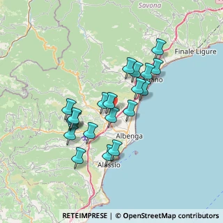 Mappa Via Corta, 17031 Albenga SV, Italia (6.257)