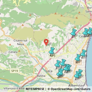 Mappa Via Corta, 17031 Albenga SV, Italia (3.22929)