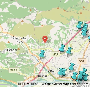 Mappa Via dei Roberti, 17031 Albenga SV, Italia (3.6885)