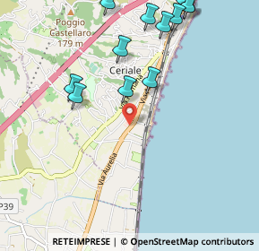 Mappa SS 1 Aurelia, 17023 Ceriale SV (1.27667)