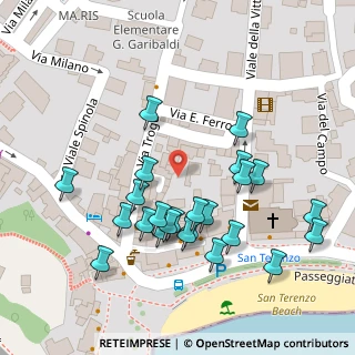 Mappa Piazza Ferro, 19032 Lerici SP, Italia (0.0625)