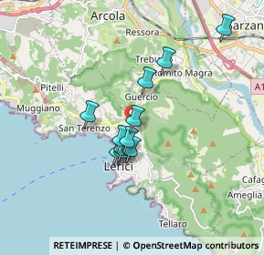 Mappa Pugliola, 19032 Lerici SP, Italia (1.33182)