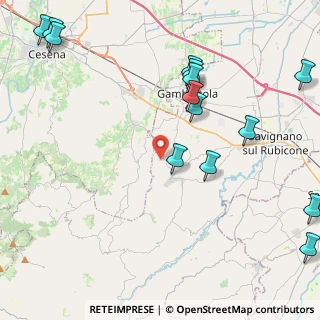 Mappa Via Lavatoio, 47020 Longiano FC, Italia (5.69071)