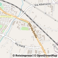 Mapa Savignano sul Rubicone