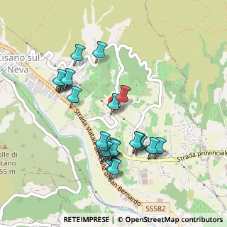 Mappa Via Teciallo, 17035 Cisano sul Neva SV, Italia (0.48889)