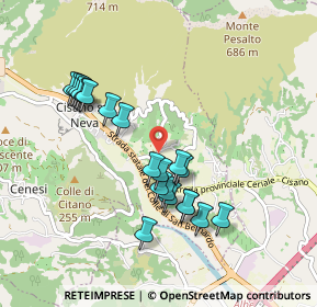 Mappa Via Teciallo, 17035 Cisano sul Neva SV, Italia (0.89)