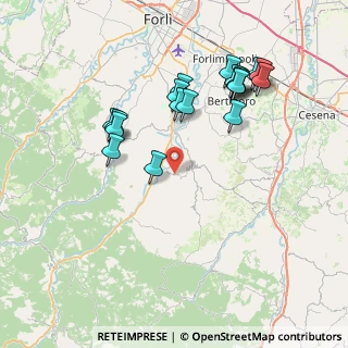 Mappa Str. Vernacchia Montevescovo, 47014 Meldola FC, Italia (7.98053)