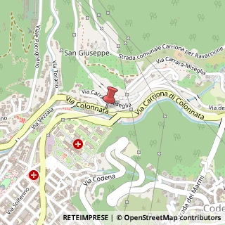 Mappa Via Colonnata, 1, 54033 Carrara, Massa-Carrara (Toscana)