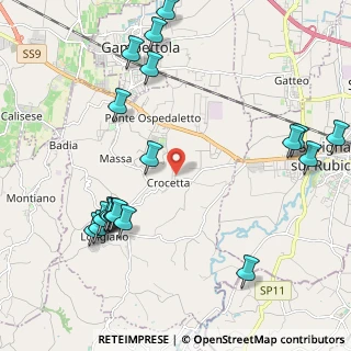 Mappa Via Mistadella, 47020 Budrio FC, Italia (2.612)