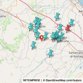 Mappa Via Mistadella, 47020 Budrio FC, Italia (3.2985)