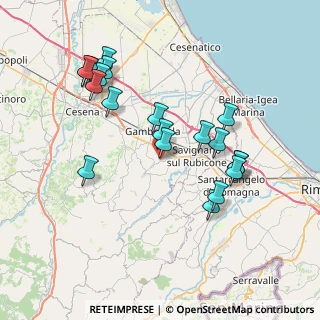 Mappa Via Mistadella, 47020 Longiano FC, Italia (7.784)