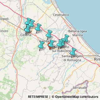 Mappa Via Mistadella, 47020 Longiano FC, Italia (6.38583)