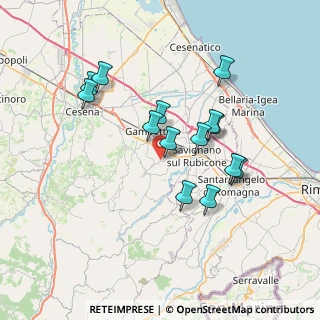 Mappa Via Mistadella, 47020 Budrio FC, Italia (6.59143)