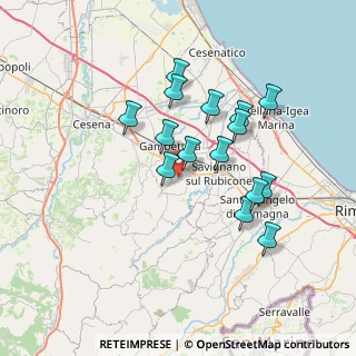 Mappa Via Mistadella, 47020 Budrio FC, Italia (6.43)