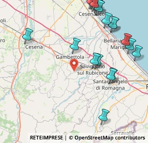Mappa Via Mistadella, 47020 Budrio FC, Italia (10.8525)