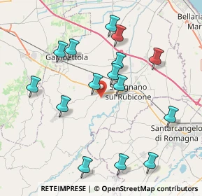 Mappa Via Pulida, 47039 Savignano Sul Rubicone FC, Italia (4.118)