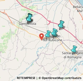 Mappa Via Pulida, 47039 Savignano Sul Rubicone FC, Italia (3.72818)